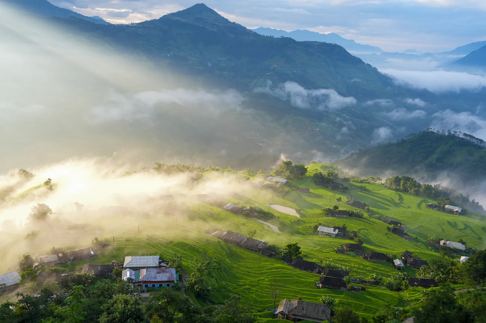 Terraced fields around Ban Phung, Hoang Su Phi