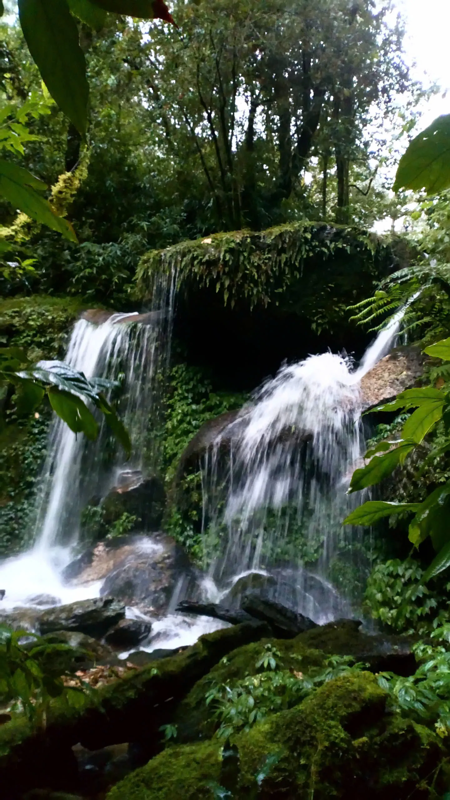Small mountain cascade along the route when trail and conditions allow